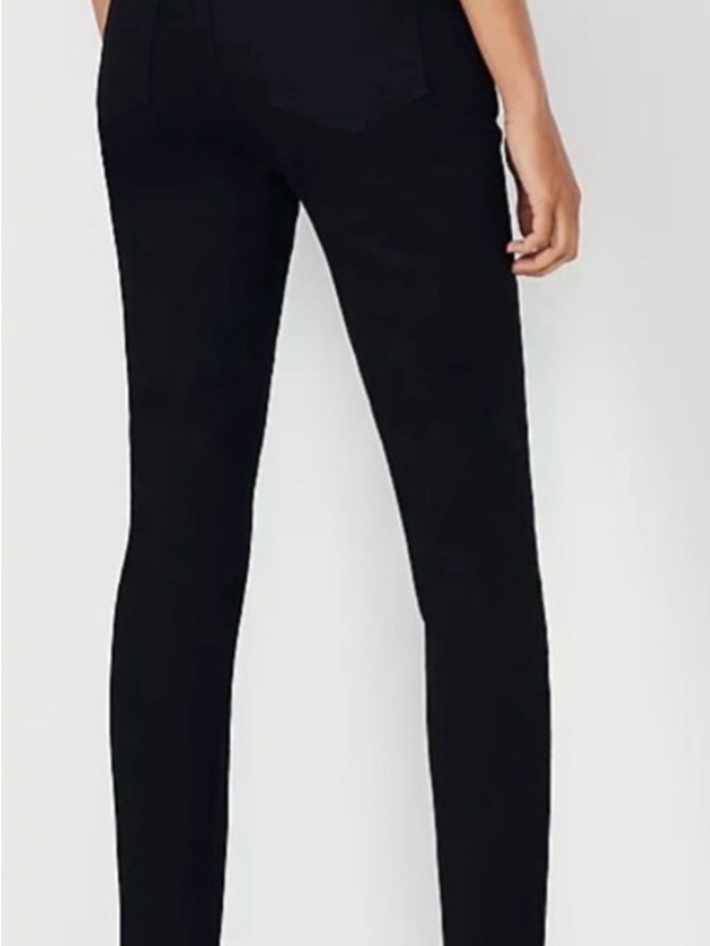 Ann Taylor High Rise Black Skinny Jeans